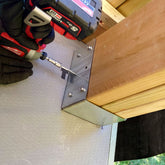 HeavyFix Large Heavy Duty Rafter Brackets - Indoor Outdoors